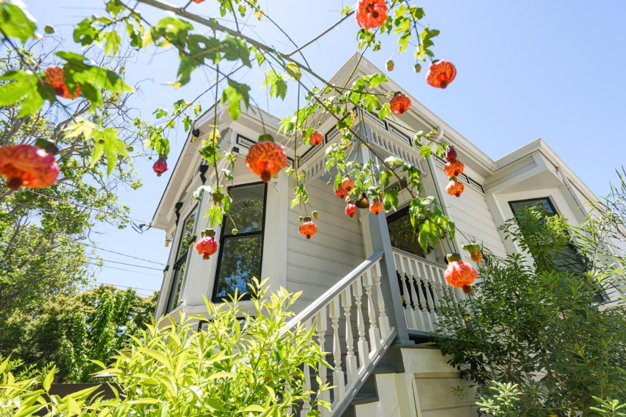 Garden Level Flat In 1885 Queen Anne Victorian Cottage In 阿拉米达 外观 照片